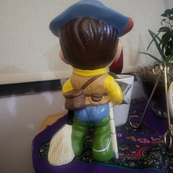 1970s Handpainted Ceramic Atlantic Smiling Fisherman Boy - Picture 2 of 2